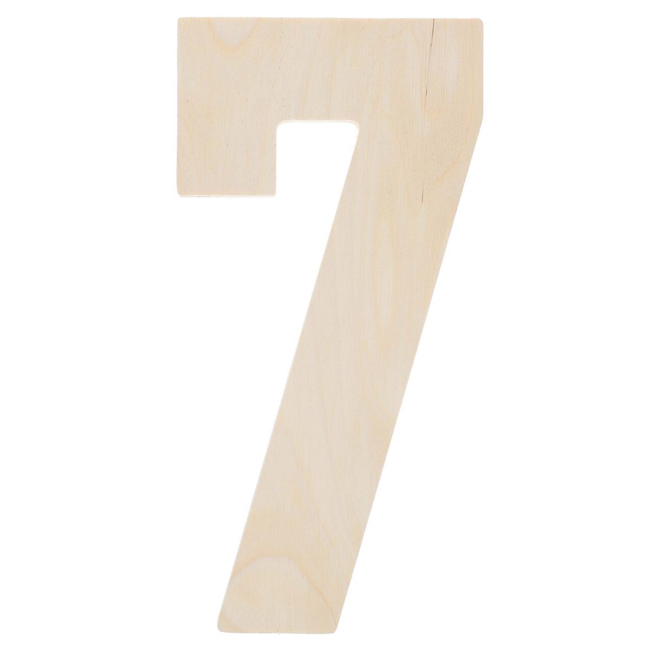 Good Wood By Leisure Arts Letter 13" No 7, Wooden Letters, Wood Letters, Wooden Letters Wall Decor, Large Letters 13 Inch, Small For Crafts